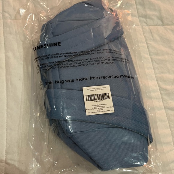 JuneShine Cooler Backpack Marine Blue Lightweight Insulated Kombucha New - Picture 6 of 6